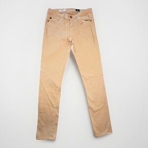 AG Adriano Goldschmied Jeans Women 26R‎ The Stilt Cigarette Leg Low Rise Brown